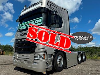 Scania S580 6x2 3150mm hydr. plysset