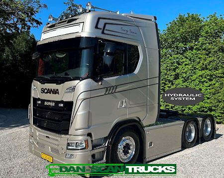 Scania S580 6x2 3150mm hydr. plysset Trækker