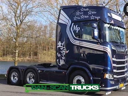 Scania 520S 6x2 2950mm plysset Trækker