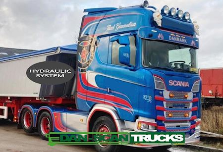 Scania S580 6x2 2950mm plysset Hydr. Trækker