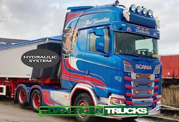 Scania S580 6x2 2950mm plysset Hydr., Trækker