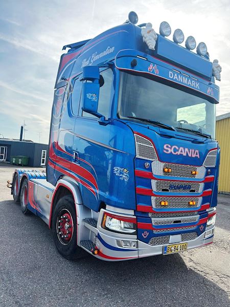 Scania S580 6x2 2950mm plysset Hydr. Trækker