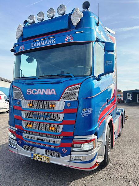 Scania S580 6x2 2950mm plysset Hydr. Trækker