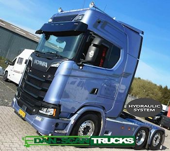 Scania S580 6x2 2950mm Hydr., Trækker